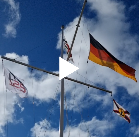 Video des Flagge hissen